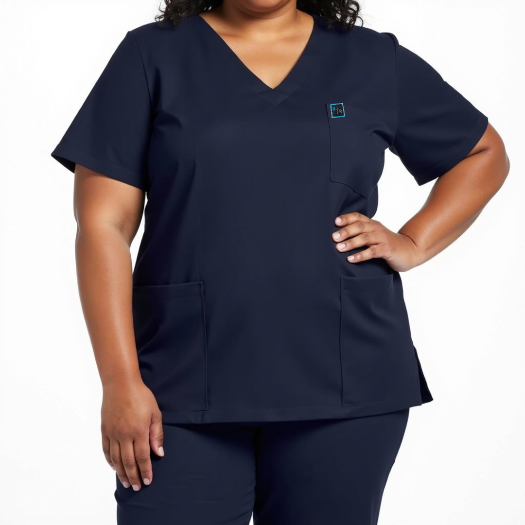 Surgical Scrub Top Navy Blue (B1)